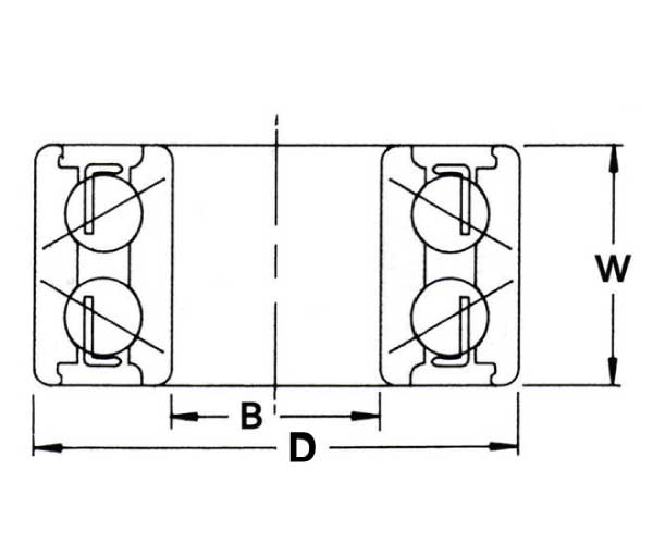 RADIAL BALL - 5300 2RS SERIES 2 5300 2RS SERIES IMG