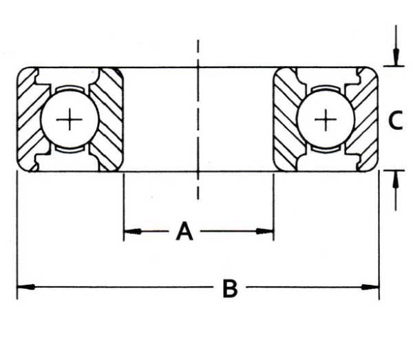 RADIAL BALL - R 2RS SERIES 2 6300 2RS SERIES IMG