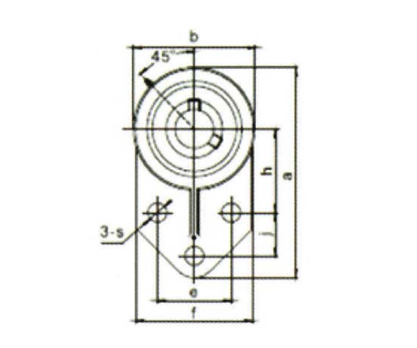 THREE BOLT FLANGE BRACKET UNITS 2 THREE BOLT MEDIDAS