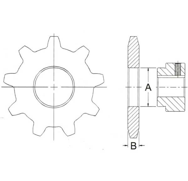 WELDA SPROCKETS 2 we medidas